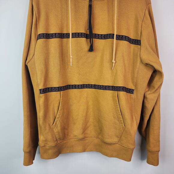 Bodega Hidden in Plain Sight Quarter Zip Hoodie Sweatshirt Large - Picture 3 of 7
